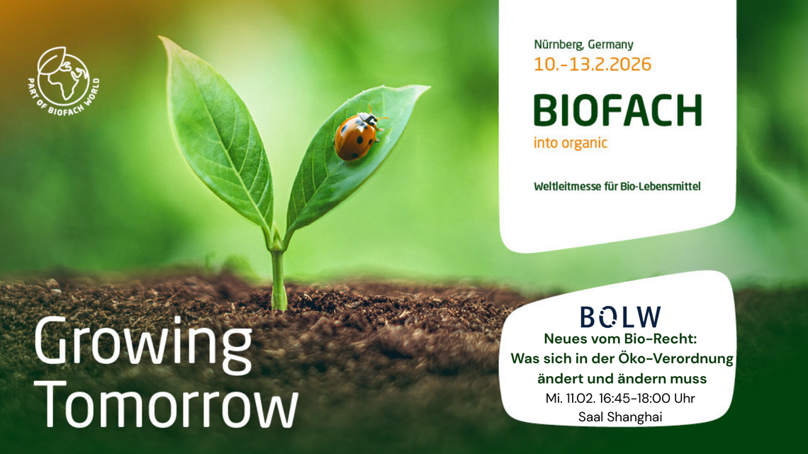 BIOFACh - Neues vom Bio-Recht BIOFACH